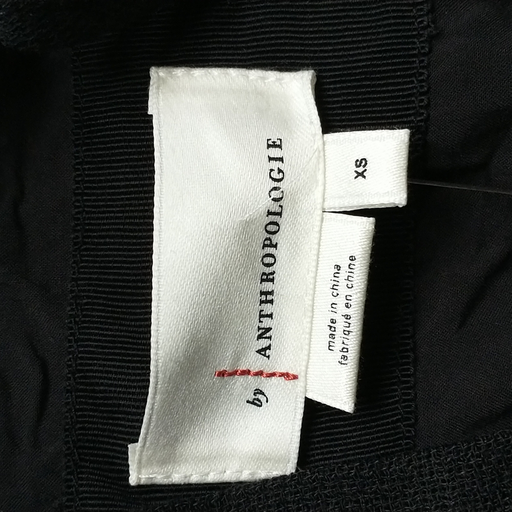 Anthropologie embroidered black motif dress - Picture 6 of 17